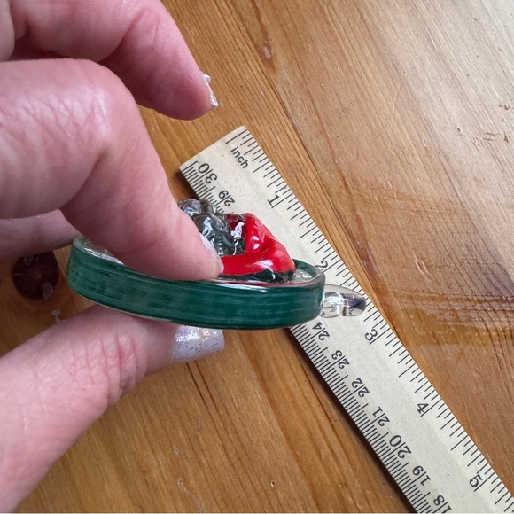 Santa Claus thick glass ornament - Picture 8 of 8